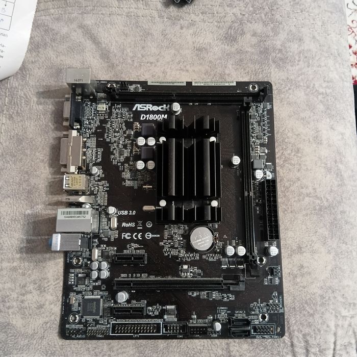 Плата asrock с 2 ядерным процессором