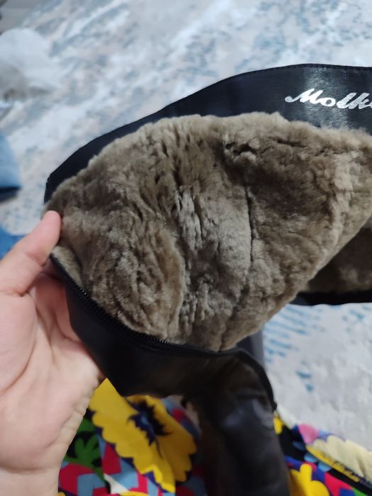 Продам кожанный натуральный сапоги.