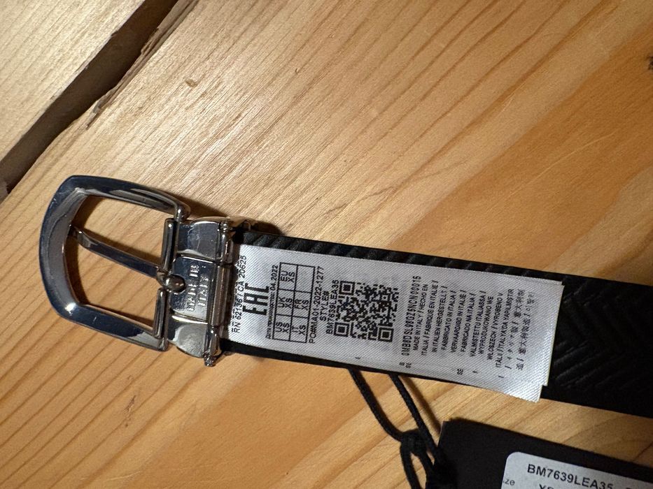 Curea GUESS originală din piele maro Made in Italy mărime S 85 cm nouă