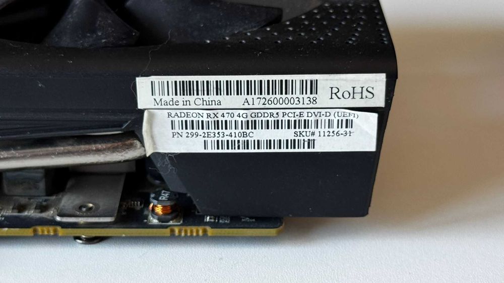 Placă Video Sapphire Radeon RX 470 4GB GDDR5 - Port DVI