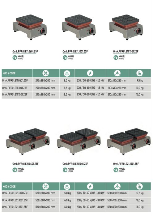 Професионална машина за мини панкейкове