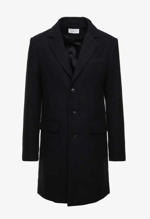 Palton de lux slim 52 XL premium Saville Row lana super 120's navy