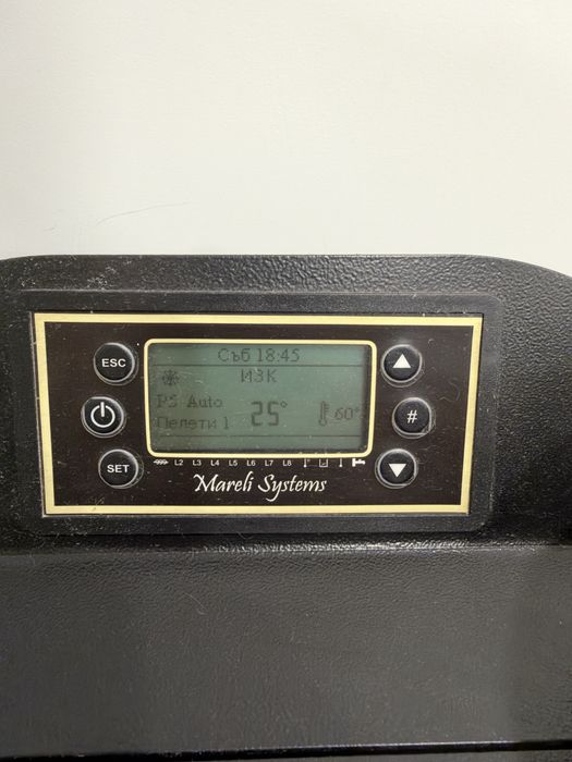 Пелетна Камина Марели 18kw с водна риза