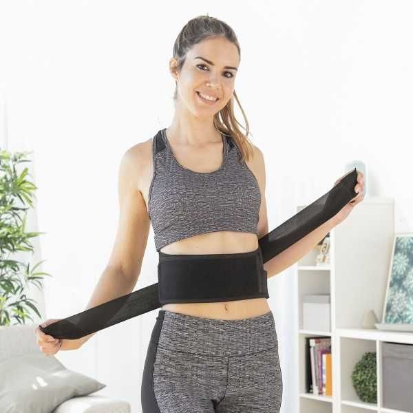 Centura lombara termica, cu turmalina, ajustabila, unisex - NOU