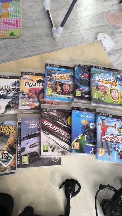 PlayStation 3 – пълен комплект + много игри