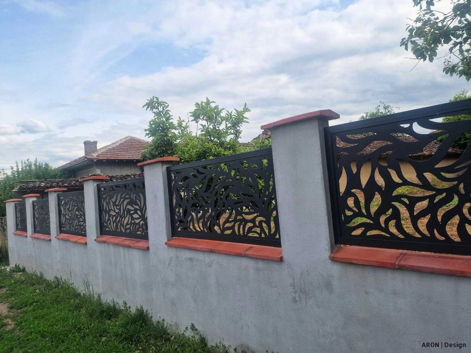Оградни пана, врати, порти, парапети и пана за дома над 7000 модела