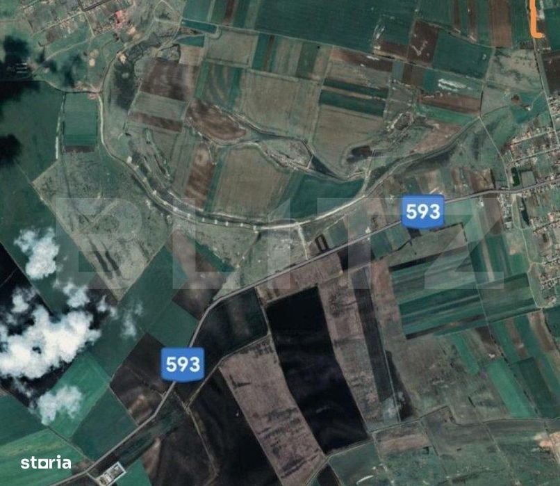 Teren arabil, 25 ha, Giulvaz-Foeni, front stradal 280 ml