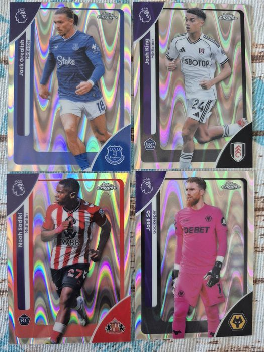 Topps EPL Chrome 2026 - Base & Inserts Updated 19.04