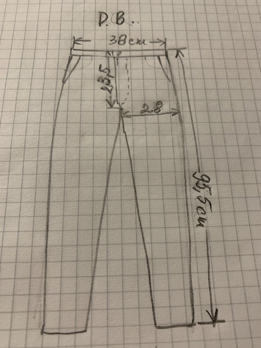 Pantaloni barbati casual bleumarin, marimea S