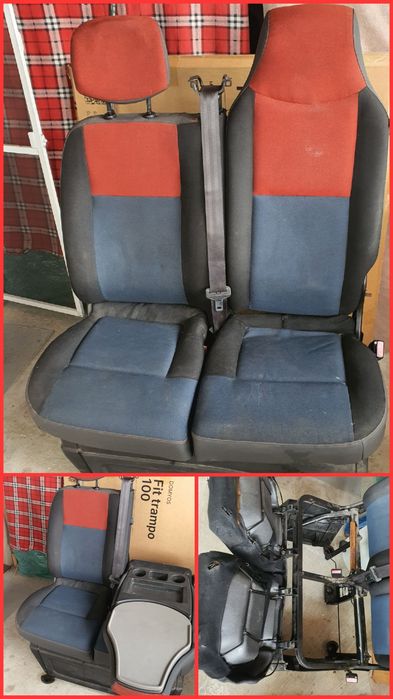 Banchete AUTORULOTA semi rabatabile CAMPER scaun 2 dreapta fața T5 T6