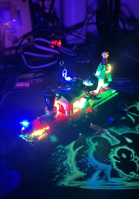 Конструктор влакче, елха, къщичка