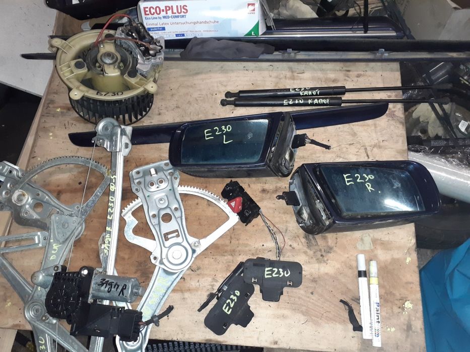 Запчасти Мерседес w 210  двигателя коробки рейки