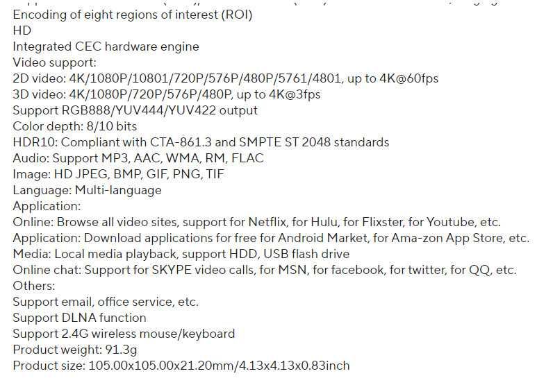 Android 14, 4Gb-32Gb, V Box H96 Max M2 Plus