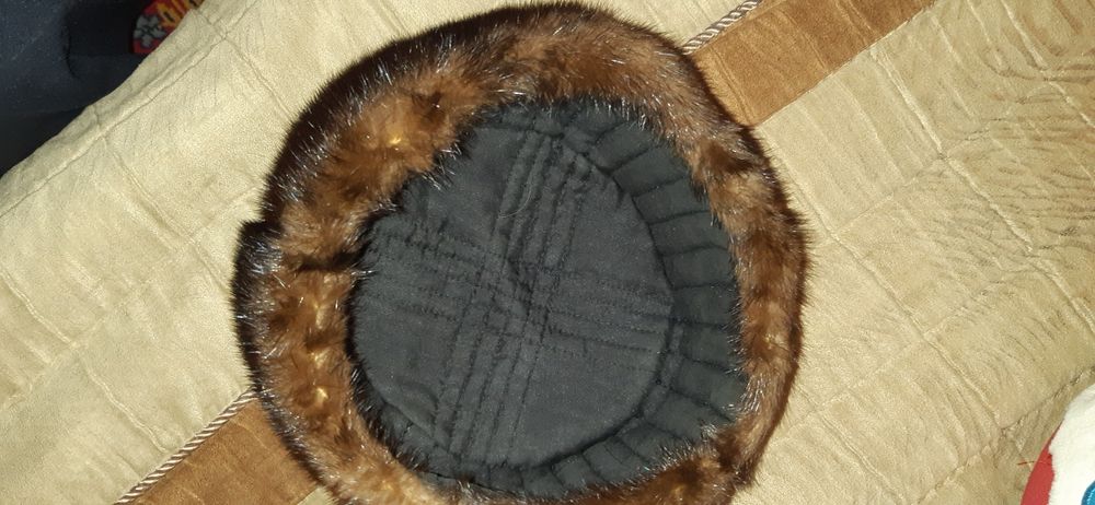 Шапка  норковая мужская