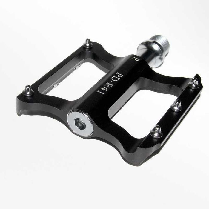 Ултра леки алуминиеви педали за велосипед PROMEND R41, Черни, 250гр.