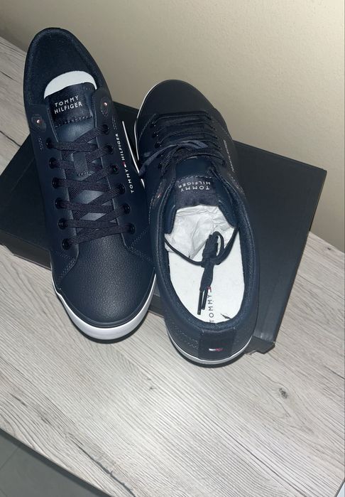 Мъжки кожени кецове Tommy Hilfiger -нови