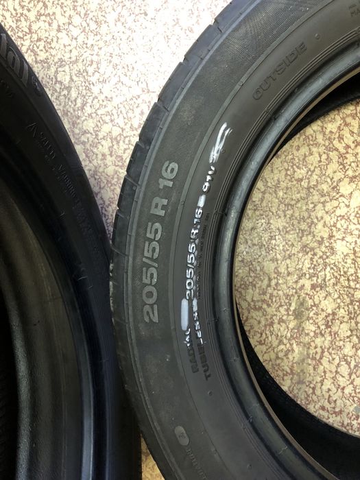 2бр летни гуми Continental 205 55 16