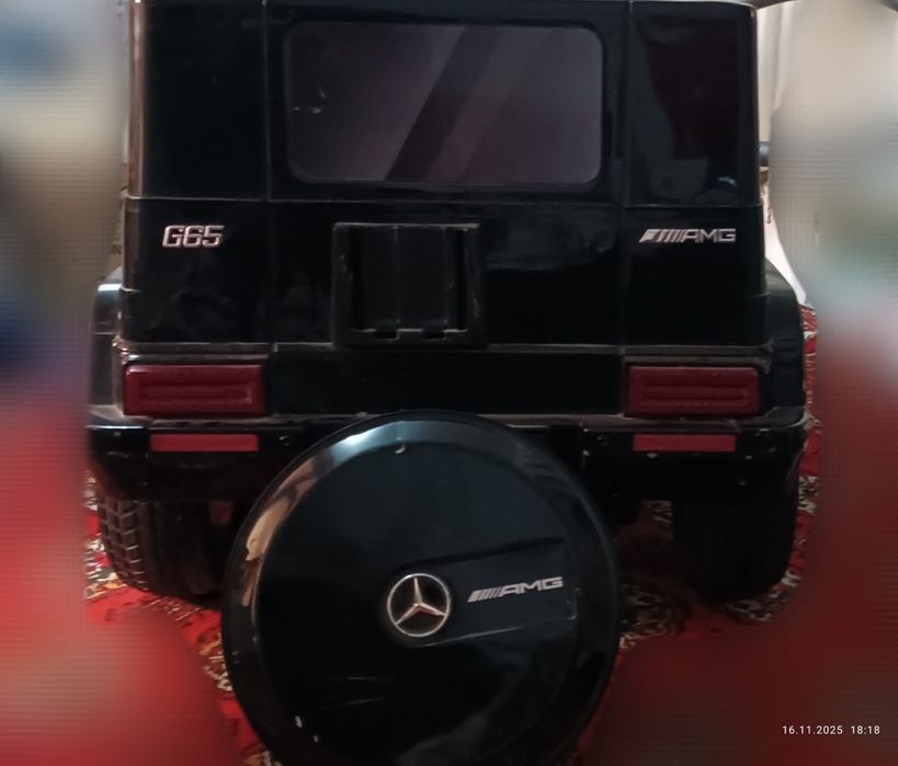 Детская машина двухместная  гелик