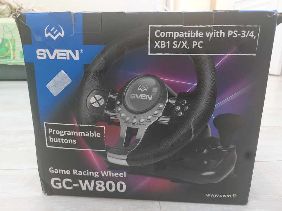 Игровой руль для ПК (Sven GC-W800)