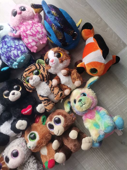 15 Jucarii de plus Ty Plușuri cu ochi mari  Animale de pluș