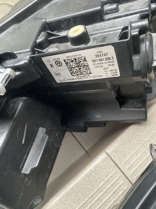 Faruri Q-light vw golf 8 mai multe coduri 5H1