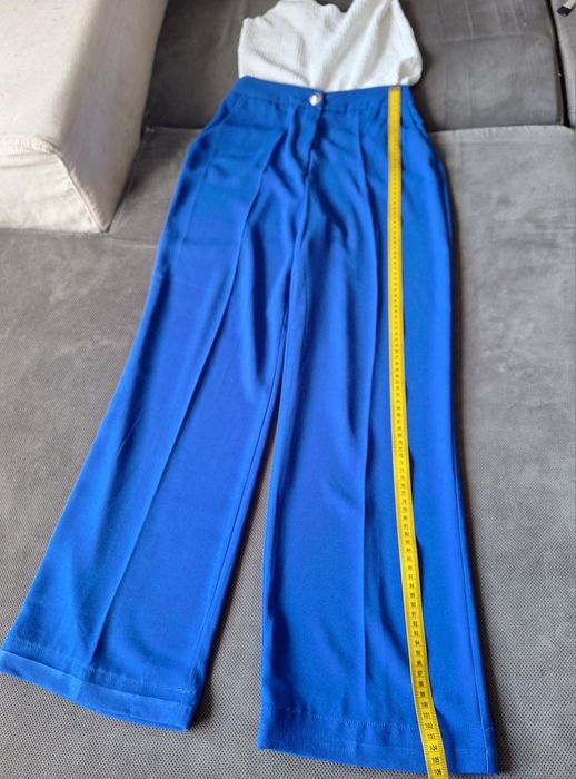 Pantaloni office albastri Koton