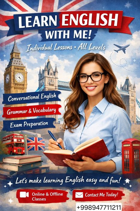 Курсы английского языка с нуля,для начинающих (Ташкент) онлайн