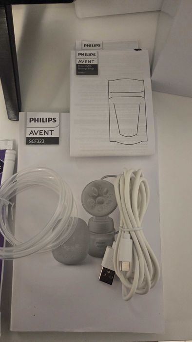 Vand pompa de san electrica nouă Philips Avent + cadou tampoane  pentru san .