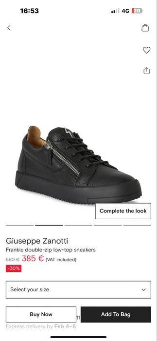 Giuseppe Zanotti Frankie 43 – оригинални мъжки обувки, чисто нови