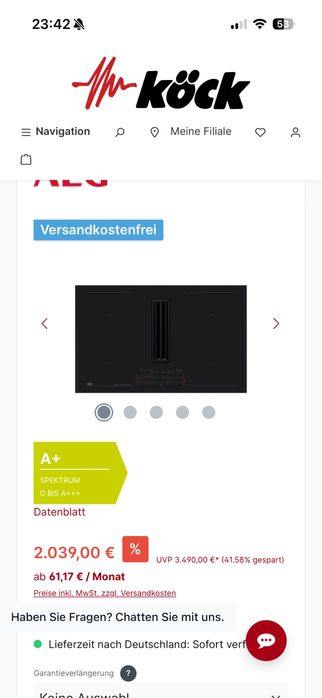 Plita electrica AEG +Hota