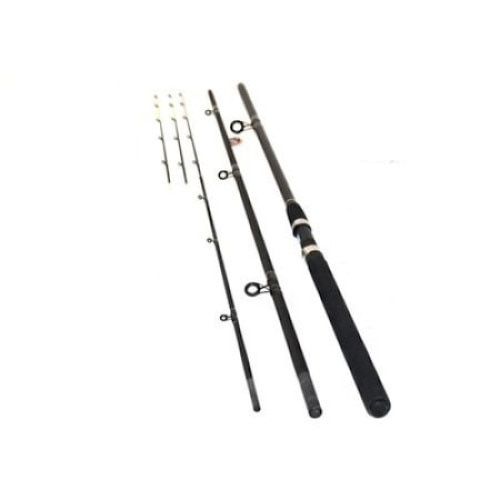 Set 2 Lansete Feeder cu 2 mulinete, compozit carbon, 3.90 m