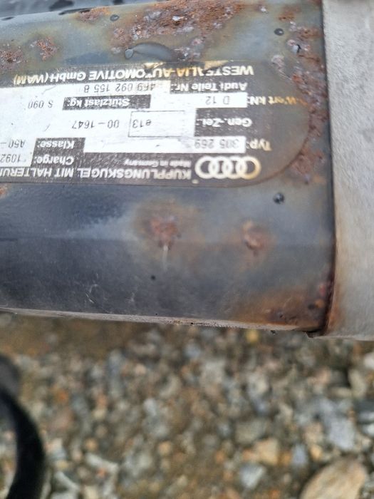 Carlig remorcare detașabil Westfalia Audi A6 C6 cod 4F9 092 155 B