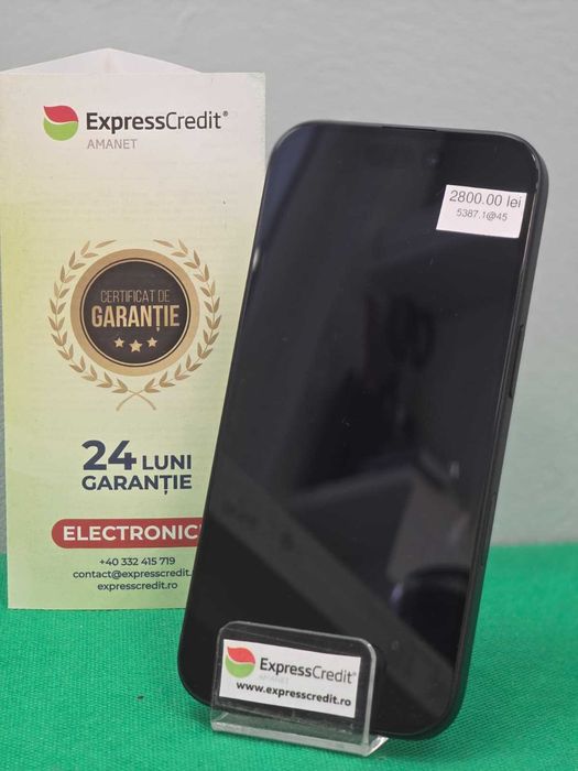 Iphone 16 -- 128 GB -- 100 % [Ag45 Bacau1 B.5387] - Garantie 2 ani