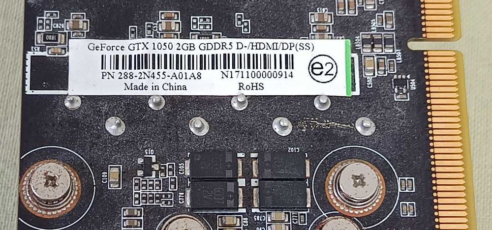 Placa video gaming MSI GTX 1050 Low Profile IMPECABILA Fara alimentare aux