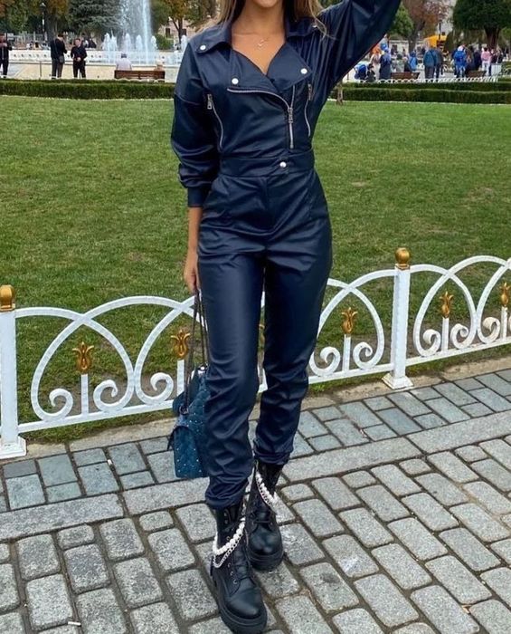 Salopeta din piele ecologică Mera Store mărimea XS