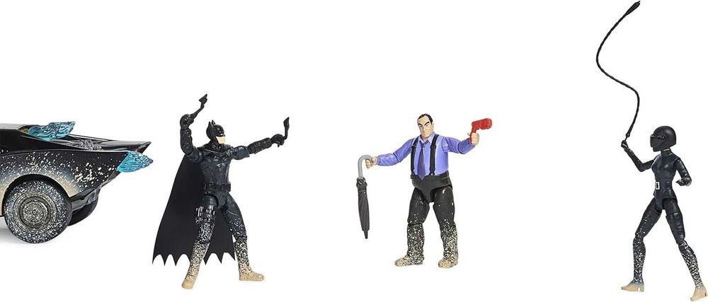 BATMAN Батмобил Кола със звук и светлина 3 фигури Батман и аксесоари