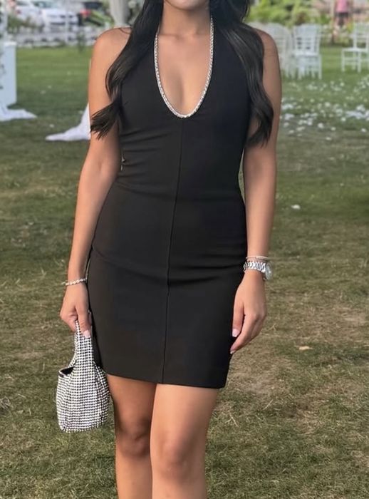 Черна рокля Zara