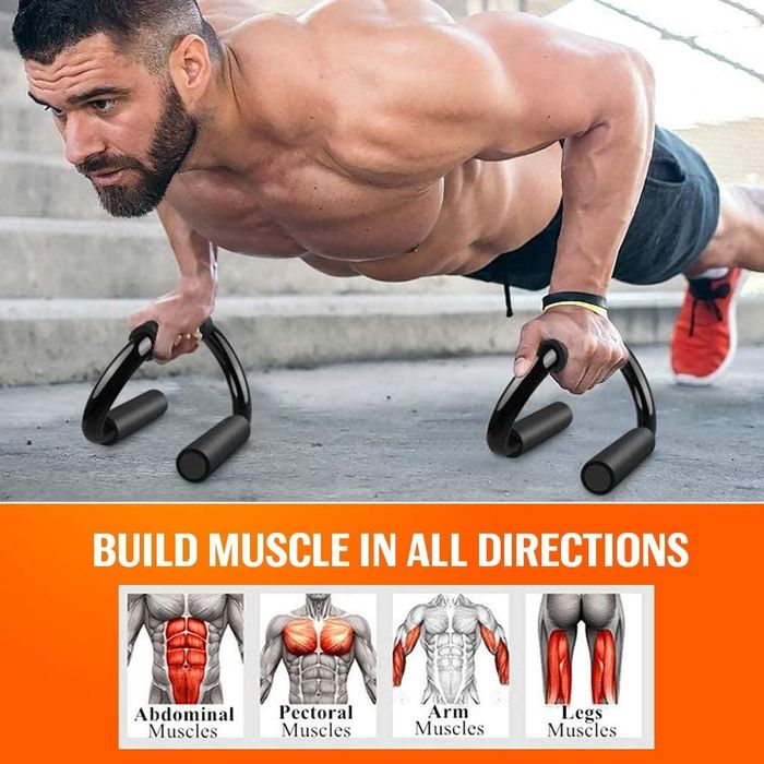 Упоры для отжиманий. Отжимания.