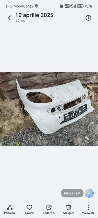 Aripa fata spate capota smart fortwo