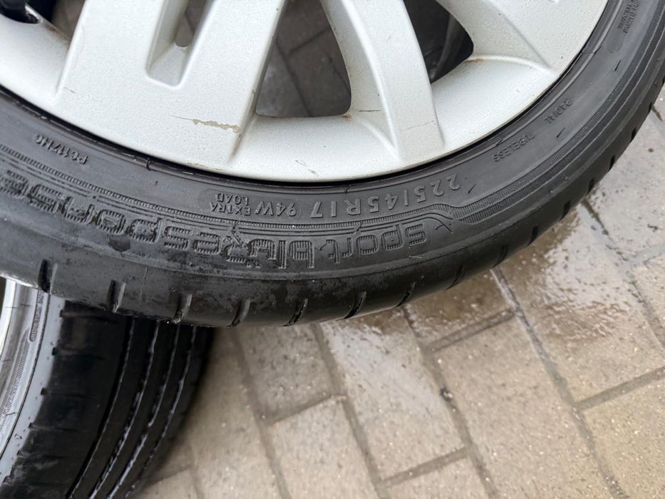 Jante Renault Laguna Megane originale 225 45 17 Dunlop