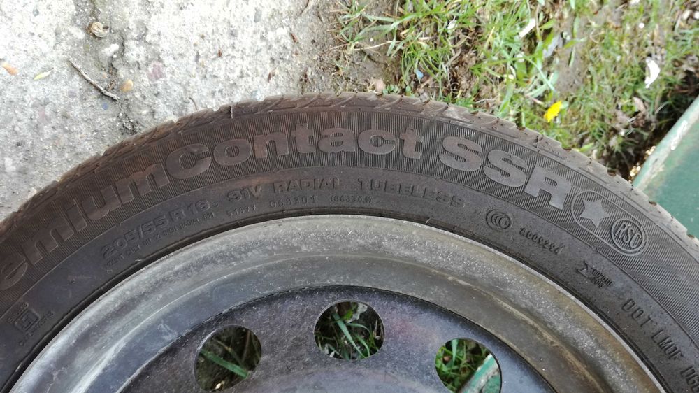 4бр. джанти 7Jx16 , ET47 с гуми 205 55 16 за БМВ / BMW E90/91