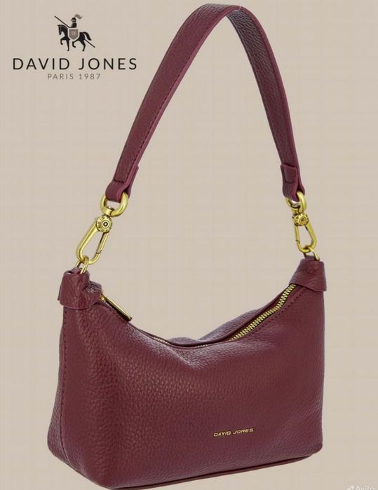 Сумка David Jones винная