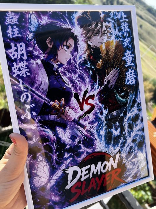 Tablou A4 cu imagine Demon slayer Shinobu