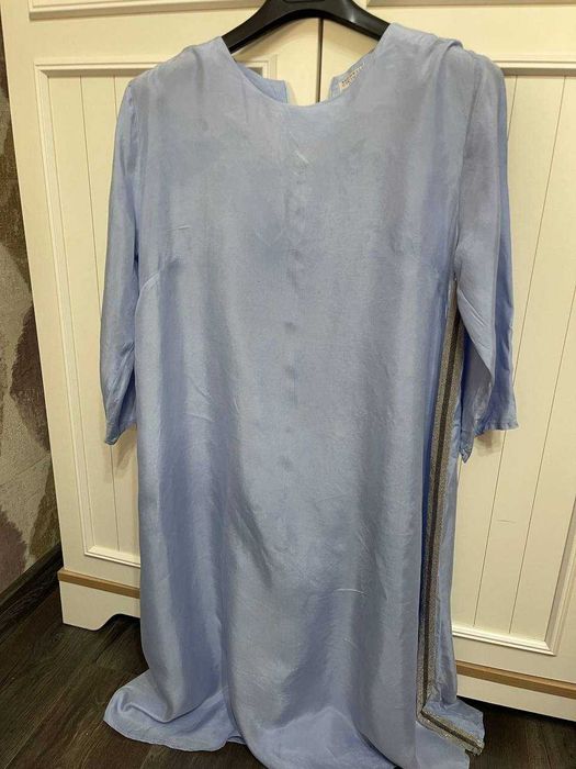 Платье легкое, красивого небесного цвета