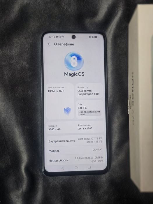 Новый Honor X7b.