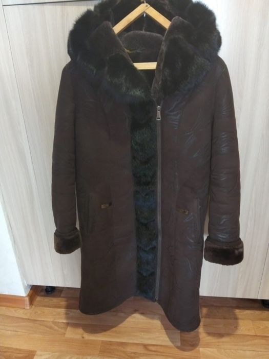 Дубленка зимняя б/у