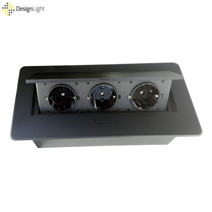 Черен разклонител за вграждане