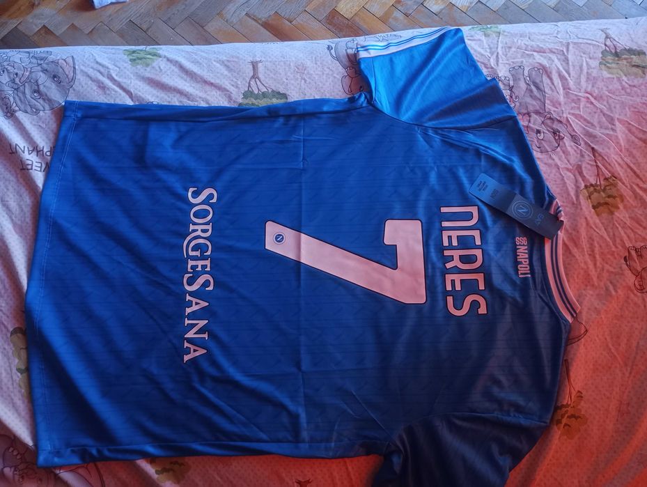 Футболни тениски - Napoli David Neres 7, Bayern Munich Olise 17, AC Milan Kakà 22