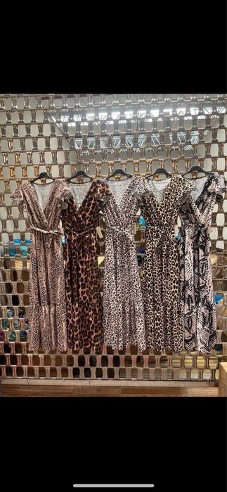 Rochii lungi si vaporoase Animal Print
