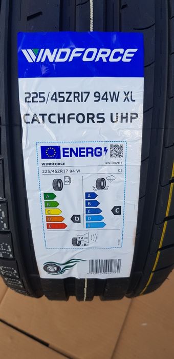 НОВИ ЛЕТНИ-17цола-225/45-1бр.-120лв."WINDFORS "с монтаж и баланс